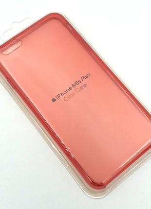 Прозрачный чехол на iPhone 6+ / 6S+ Красный