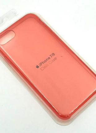 Прозрачный чехол iPhone 7 / iPhone 8 Silicon Case Clear Red
