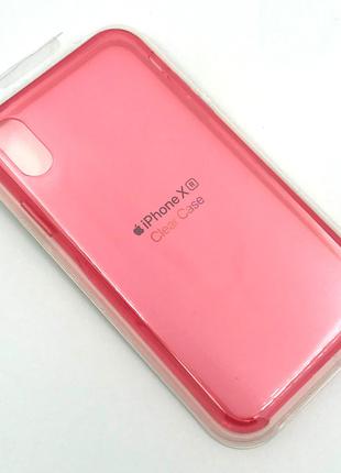 Чехол iPhone XR Silicon Case Clear Pink