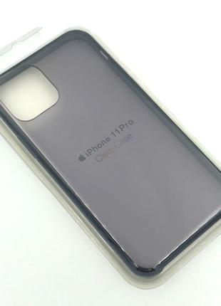 Чехол iPhone 11 Pro Silicon Case Clear Black