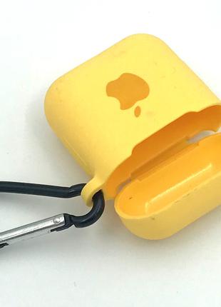 Силиконовый чехол для наушников Apple AirPods Yellow