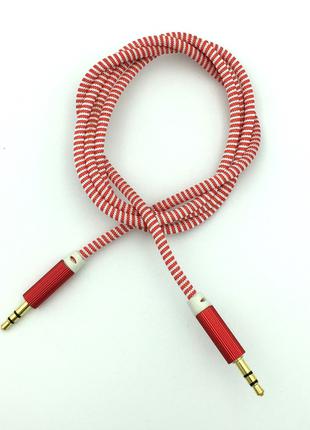 Аудио кабель для подключения к магнитоле / Кабель AUX A-002 пл...