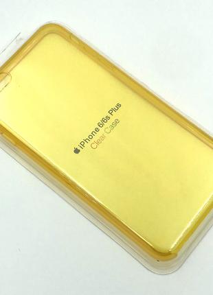 Прозрачный чехол на iPhone 6+ / 6S+ Желтый