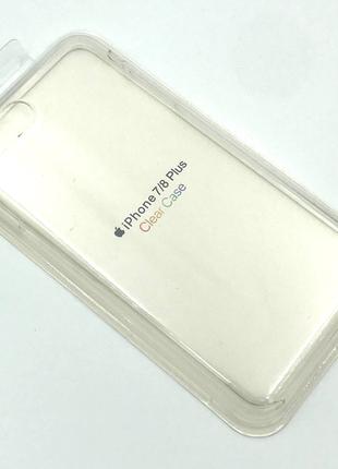 Чехол iPhone 7+ / 8+ Silicon Case Clear White