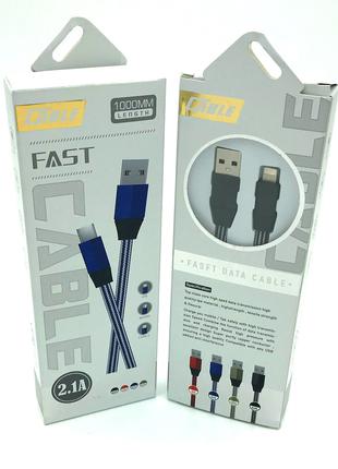 USB кабель / Дата кабель Fast Charge I-101 white-box Lighting ...