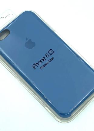 Силиконовый чехол с микрофиброй внутри iPhone 6/6S Silicon Cas...
