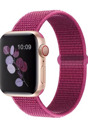 Нейлоновый браслет для Apple Watch серии 6/5/4/3/SE 42mm / 44m...