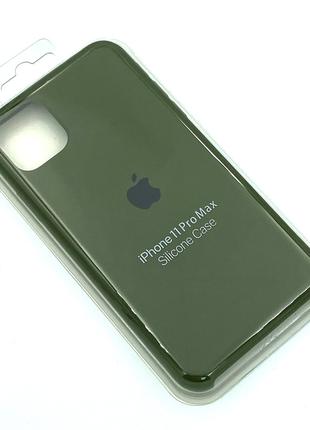 Силиконовый чехол с микрофиброй внутри iPhone 11 Pro Max Silic...