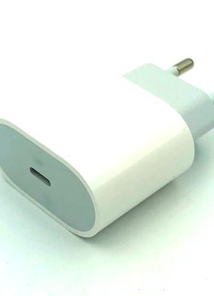 Сетевое зарядное устройство для iPhone с выходом Type C White 20W