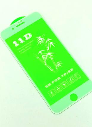Защитное стекло 11D iPhone 7+ / iPhone 8+ White
