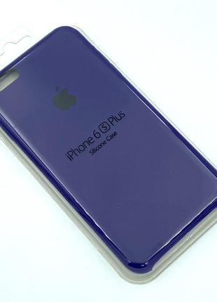 Силиконовый чехол с микрофиброй внутри iPhone 6+/6S+ Silicon C...