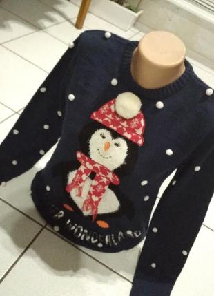 Новорічний светрик, светр на різдво, кофта з малюнком