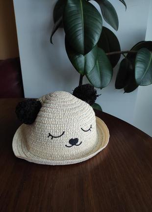 Стильний дитячий капелюк, конотье, соломяна панама, шляпа