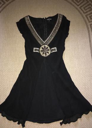 Маленькое чёрное платье из шёлка
