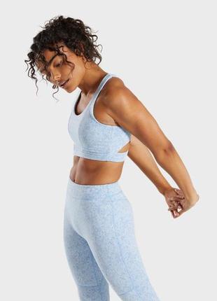 Костюм спортивный комплект для фитнеса fleur texture gymshark,...