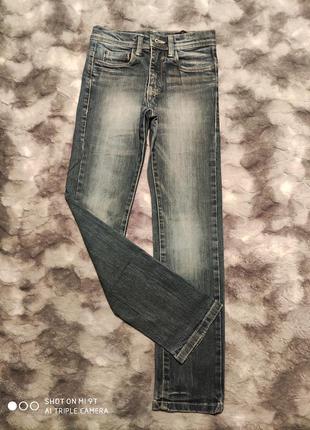 🔥🔥🔥 распродажа. стильные выбеленные джинсы на мальчика 140 см ...