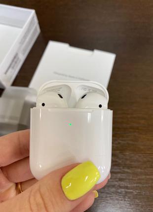 Беспроводные наушники Apl Airpods 2 Аірподс Аерподс  + Чехол в По