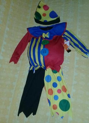 Карнавальный костюм петрушка на хеллоуин 2 года.