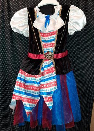 Карнавальное платье пиратка 9-10 лет