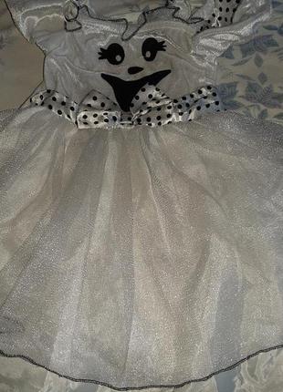 Карнавальное платье на хэллоуин на 2 года