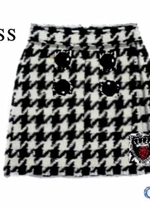 Стильная брендовая шерстяная юбка guess 5-6лет