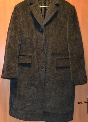 Пальто - шерсть, новое , размер 42 европейский, на 48 - 50
