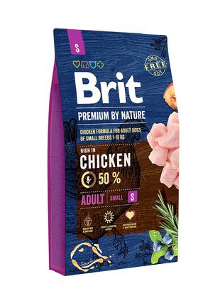 Brit Premium by Nature Adult S корм для собак дрібних порід, 8 кг