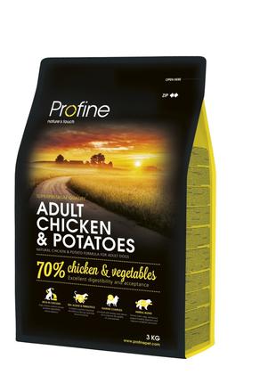 Profine Adult Chicken and Potatoes корм для взрослых собак с к...