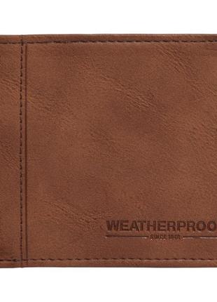 Кошелёк бумажник портмоне кожаный мужской weatherproof®