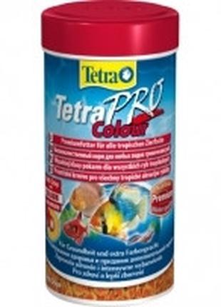 TetraPro Colour чипсы для любых видов тропических рыб, 250мл