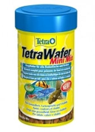 TetraWafer Mini Mix мини пластинки для всех донных рыб и ракоо...