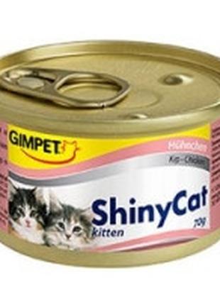 Gimpet ShinyCat Kitten Chicken вологий корм для кошенят з куро...