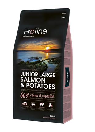 Profine Junior Large Salmon and Potatoes корм для щенков крупн...