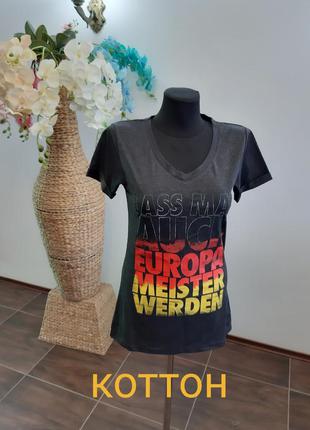 Новая коттоновая футболка германия