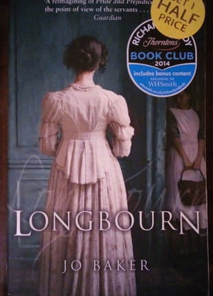 Продам книгу на англ. мовою Jo Baker "Longbourn".
