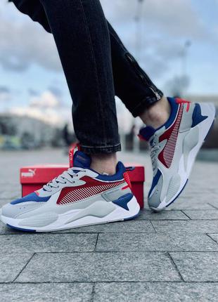 Puma rs x outlet white red