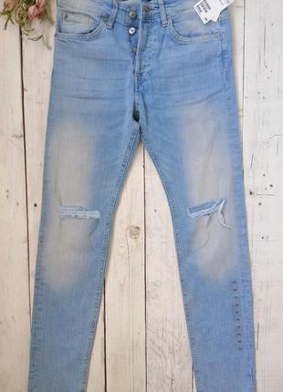 Новые джинсы скинни c завышенной талией h&m, размер 38 (по бир...