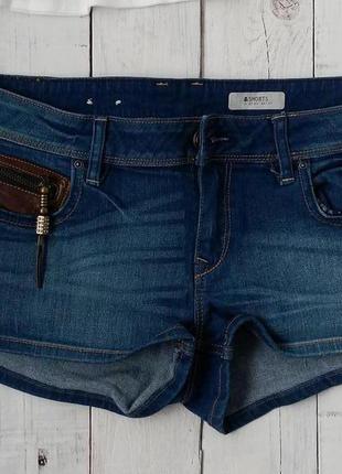 Шорты джинсовые h&m, размер 38 ( по бирке 165/72а) .