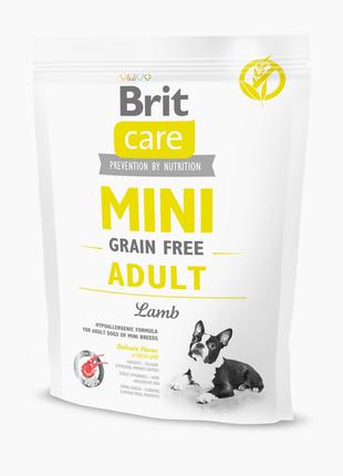 Brit Care Mini Grain Free Adult сухой гипоаллергенный корм для...