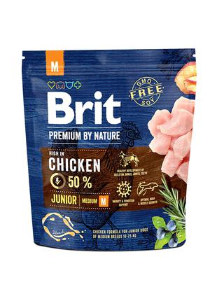 Brit Premium by Nature Junior M корм для щенков средних пород,...