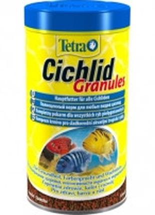Tetra Cichlid Granules смесь для средних и больших цихлид, 500мл