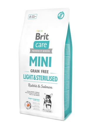 Brit Care Mini Light and Sterilised сухой гипоаллергенный корм...
