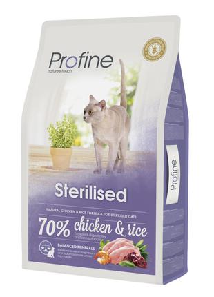 Сухой корм Profine Sterilised для кастрированных котов с куриц...