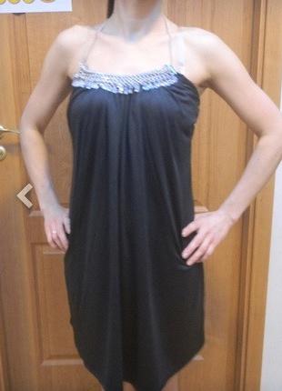 Платье женское черное 40-42 размер (Последний размер)