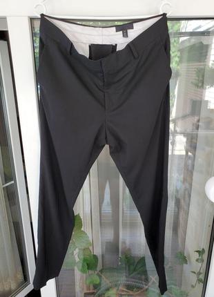 Мужские черные брюки h&m skinny fit (33r)