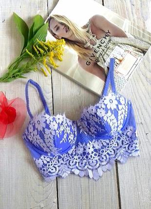 Ажурный бралетт топ бюстгальтер victoria's secret 32d