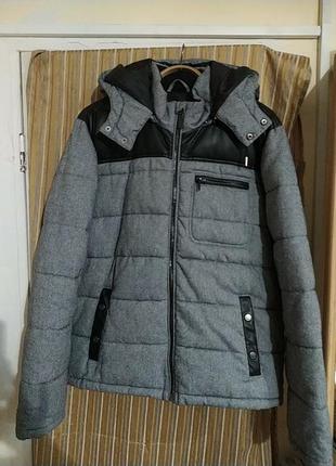 Top secretстильная теплая куртка на холлофайбере р.l пог-60 см