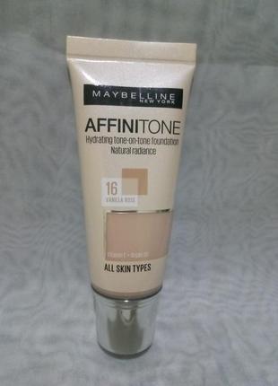 Maybelline affinitone тональний крем,відтінки в наявності