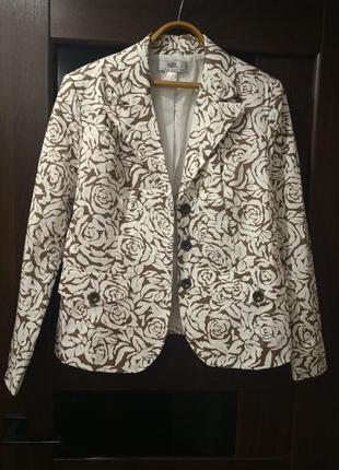 Роскошный приталенный пиджак, блейзер bonprix collection 48-50