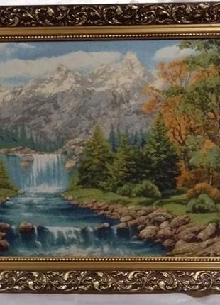 Картина гобелен "водопад"